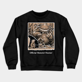 Official Monster Hunter - White Outlined Version Crewneck Sweatshirt